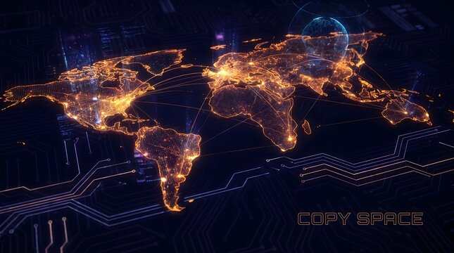 Worldwide Server Architecture and Global Data Routing Pipeline Concept