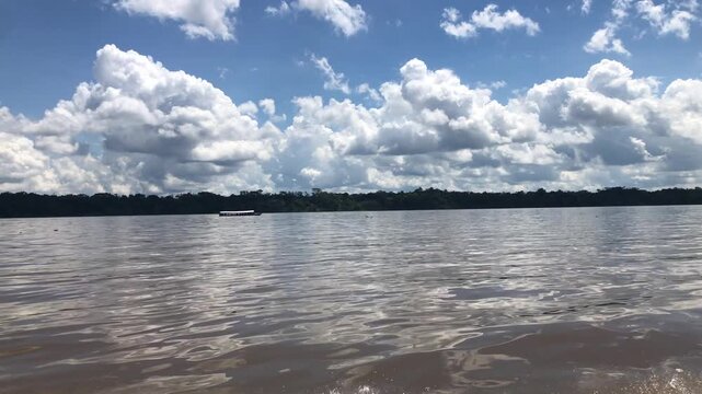 Amazon River and Village