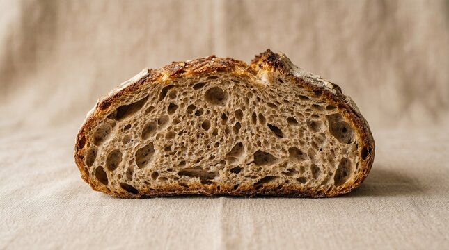 Artisan Sourdough Bread Slice