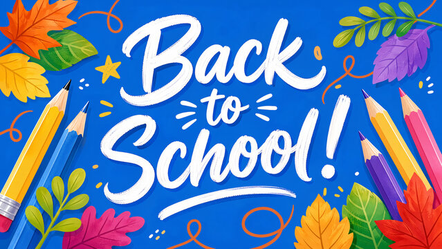 Back to School Colorful Illustration