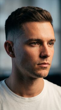 Retratos masculinos distintos capturando express&otilde;es faciais e estilo pessoal &uacute;nico em ilumina&ccedil;&atilde;o profissional, ideais para projetos editoriais, publicidade e conceitos de moda masculina moderna.