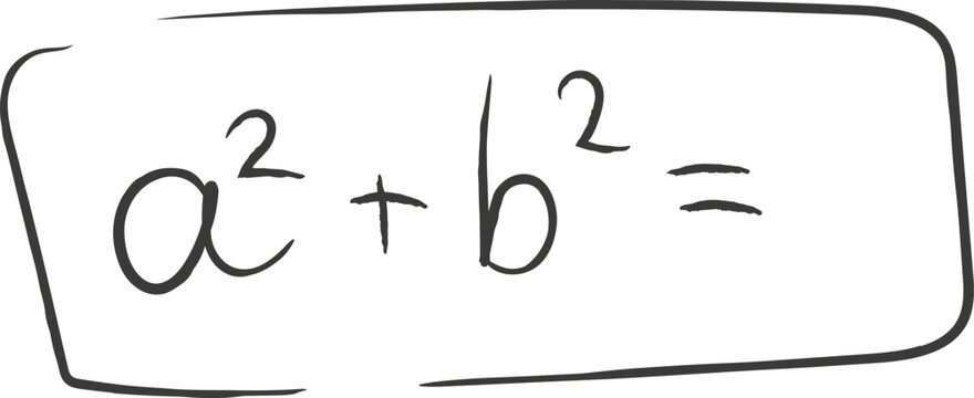 Algebra Equation Frame Doodle