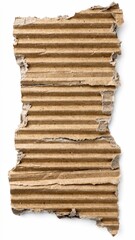 Fototapeta premium Ripped Corrugated Cardboard Texture