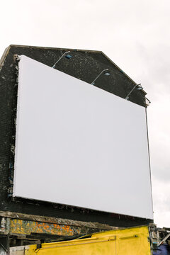 Blank billboard in London