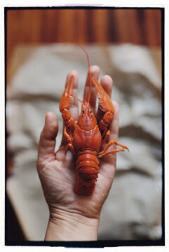 There is cancer in a man's hand