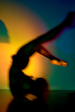 yoga abstract movement