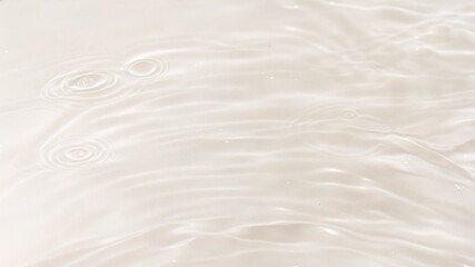 Obraz premium Soft Milky Water Ripple Background for Korean Skincare Design