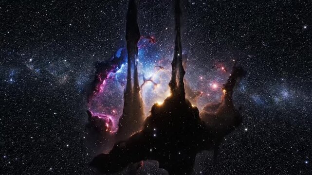 Space travel to the Eagle Nebula with a flight plan to s d VSRExport for exploration and discovery in deep space