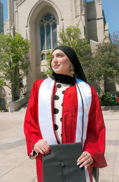 Student Celebrating Graduation