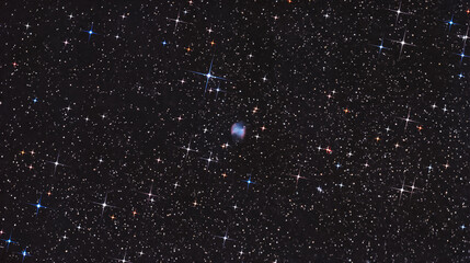 Dumbbell nebula in space © Joe