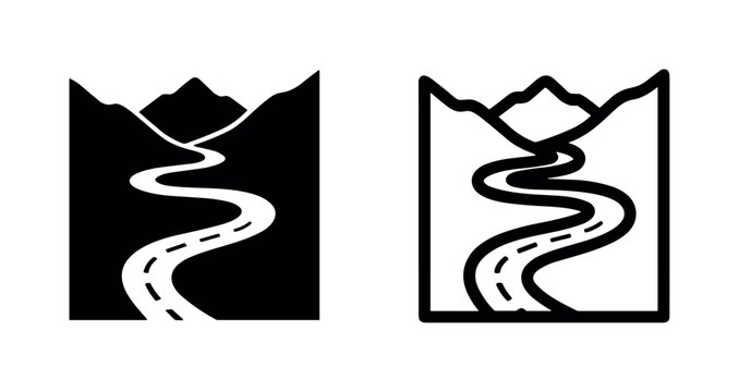 Computer Code Icon Set: Monitor Displaying Programming