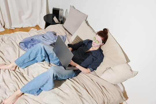 Laptop Activity and Skincare Combined