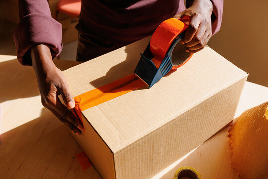 Woman Packing Orders for Small Business Ecommerce