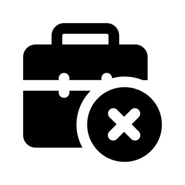 unemployed glyph icon