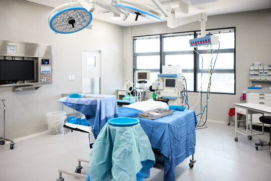 Surgical Room Setup for Procedure