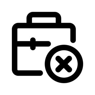 unemployed line icon