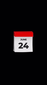 Tear-Off Calendar