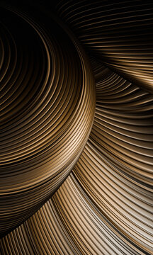 Swirling Lines Create Patterns in Dark Shades of Brown