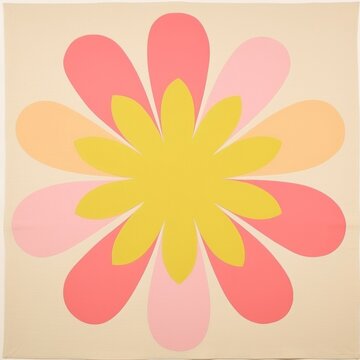 Abstract sun flower pattern art creativity.