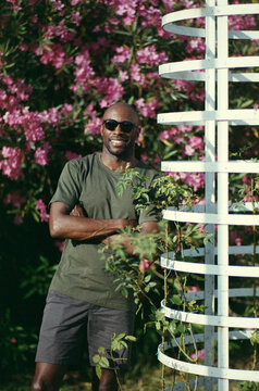 Smiling Garden Portrait