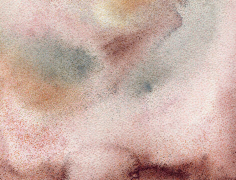 Natural delicate colors abstract art