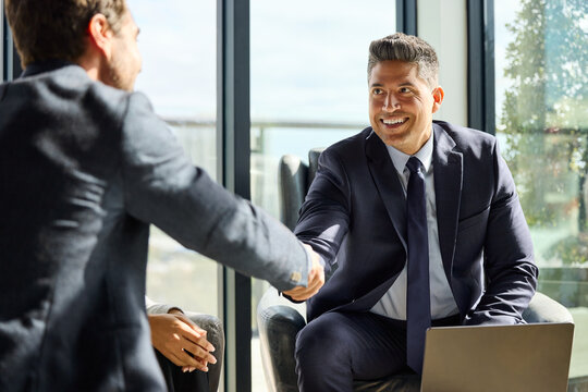 Business Executives handshake