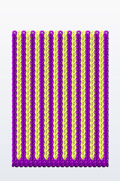 Dise&ntilde;o de tejidos o patrones a dos colores en puntada de ochos