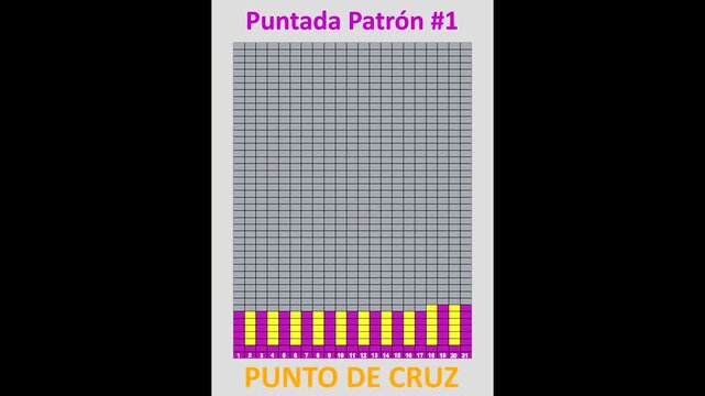 Dise&ntilde;o de tejidos o patrones a dos colores en puntada de ochos