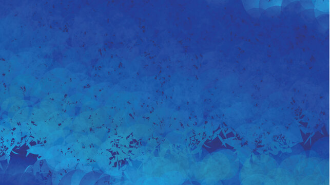 Abstract Blue Bokeh Circles Pattern Background Texture