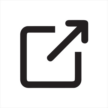 external link icon vector illustration.