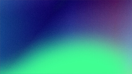 Obraz premium Bright neon green blooms over a blue-purple haze, producing an energetic futuristic atmosphere for digital art, event promotion, and creative layouts.