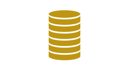 Stack of golden coins money. © Bilal