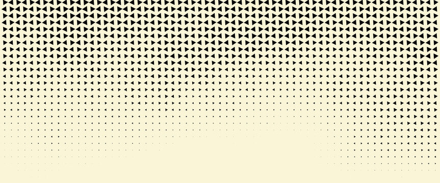 Pola segitiga Halftone. Latar belakang gradien geometrik abstrak. Ilustrasi vektor, EPS 10. Ilustrasi vektor. Eps10