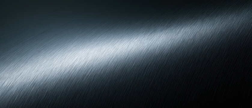 Dark brushed titanium background, elegant metallic texture, futuristic luxury atmosphere