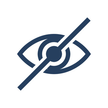 Anti Spyware Privacy Eye Blind Icon Vector