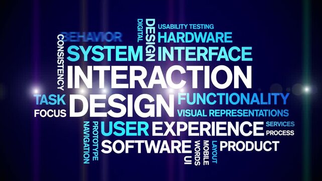 interaction design animated word cloud-gross domestic product animation tag kinetic typography seamless loop.