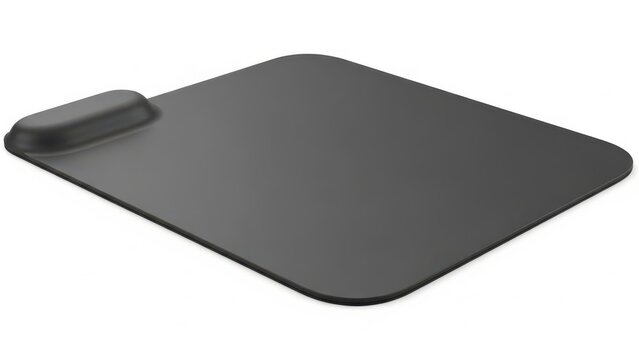 Black mouse pad with wrist rest