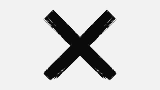 Red x mark a bold cross symbol is centered on a error background. Animated for no, decline, red,
stop,stop or band icon animation with alpha channel. wrong mark animation, red x symbol motion graphic.