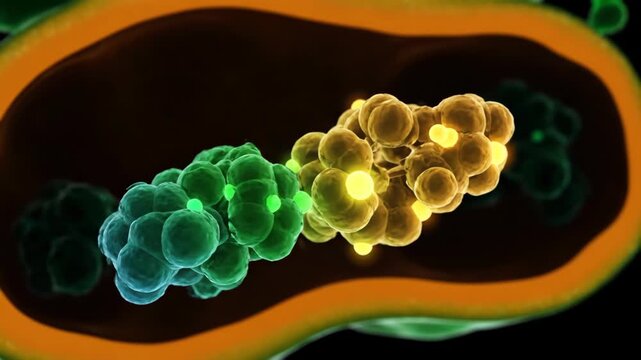 3D Molecular Visualization of ATP Synthase Enzyme Mechanism