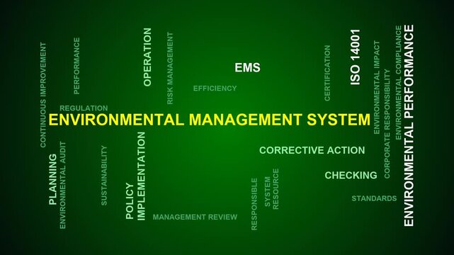 Environmental Management System Word Cloud