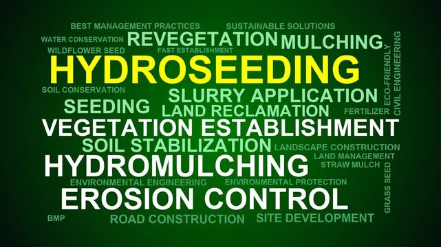 Hydroseeding Word Cloud