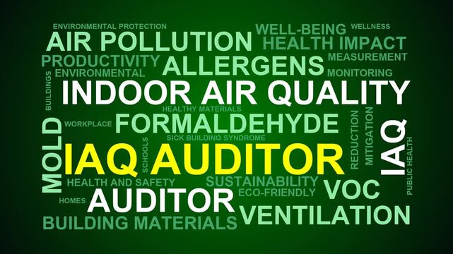 Iaq Auditor Word Cloud