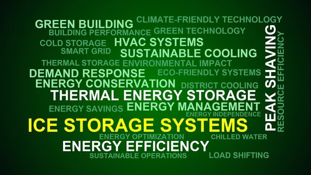 Ice Storage Systems Word Cloud