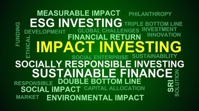Impact Investing Word Cloud