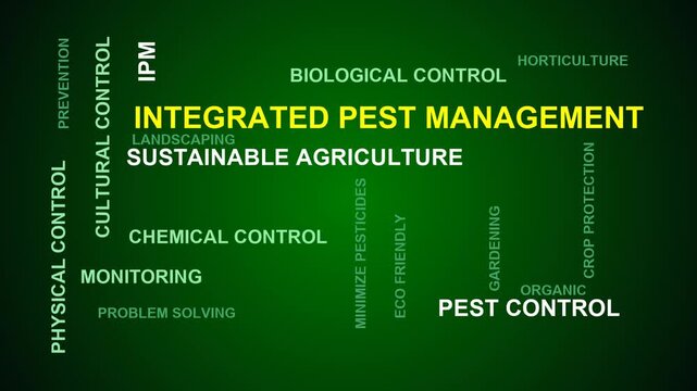 Integrated Pest Management Word Cloud