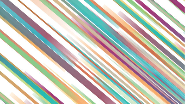 Colorful Diagonal Lines Abstract Graphic Background