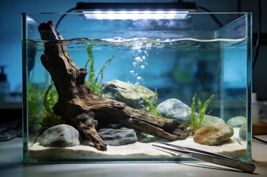 Saltwater Aquascape Setup Tank
