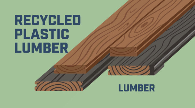 Recycled Plastic Lumber Construction Building Material