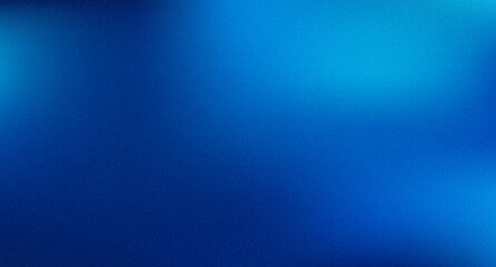 Obraz premium blue Abstract blurred with heavy noise grain texture creating a dynamic moody backdrop gradient background with Soft glow effect