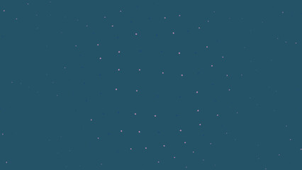 Fototapeta premium Teal background with small pink and white dots scattered everywhere